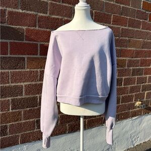 Target x Blogilates Off the Shoulder Sweatshirt